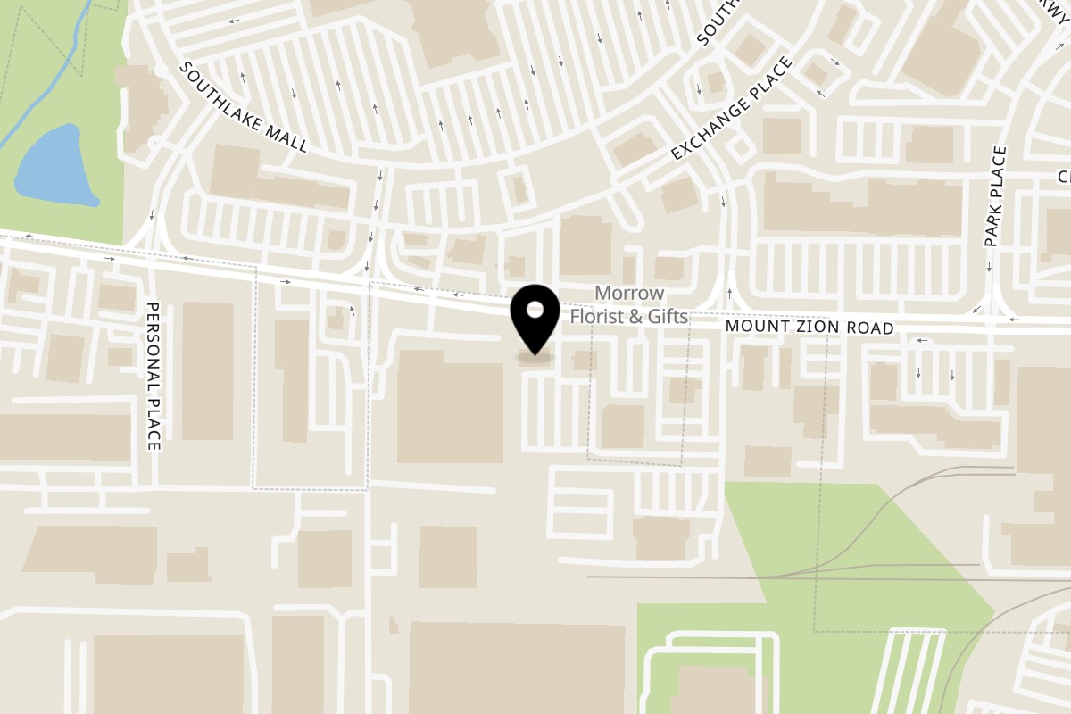 Map showing the location of Mariscos La Riviera Nayarit Morrow on 1213 Mt Zion Rd in Morrow